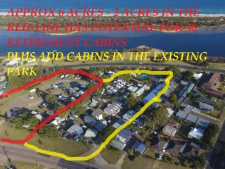 Caravan Park Approx 6 acres   Vendors terms